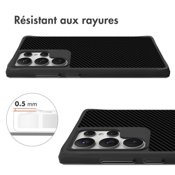 imoshion Rugged Hybrid Carbon Case Samsung Galaxy S24 Ultra - Noir