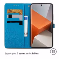 imoshion Etui de télephone Mandala Xiaomi Redmi Note 13 Pro Plus (5G) - Turquoise