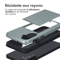 imoshion Coque arrière avec porte-cartes Samsung Galaxy A37 (5G) - Vert