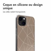 imoshion Coque Design iPhone 13 - Graphic Lines Beige