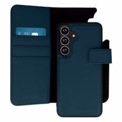 imoshion Étui portefeuille luxe 2-en-1 amovible Samsung Galaxy S24 FE - Bleu
