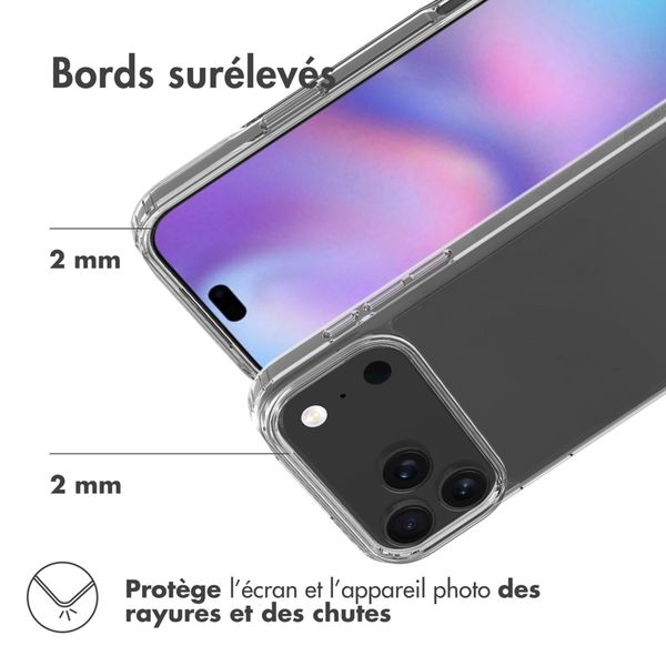 Accezz Coque Xtreme Impact Apple iPhone 17 Pro Max - Transparent
