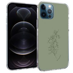 imoshion Coque Design Apple iPhone 12 (Pro) - Floral Green