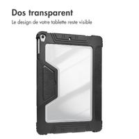 Accezz Coque tablette Rugged Trifold Apple iPad 11 (2025) 11 pouces A16 / iPad 10 (2022) 10.9 pouces - Noir