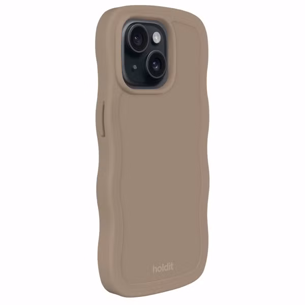 Holdit Coque Wavy Apple iPhone 13/14/15/16e - Mocha Brown