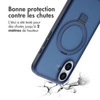 Accezz Coque Ring Stand avec MagSafe Apple iPhone 17 - Bleu