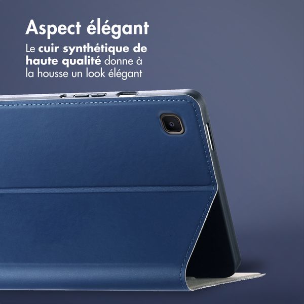 Accezz Housse Classic Tablet Stand Samsung Galaxy Tab S6 Lite (2020/2022/2024) - Bleu foncé