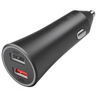 Xiaomi Chargeur de voiture original - Adaptateur de voiture - Double port USB - 37 watts - Noir