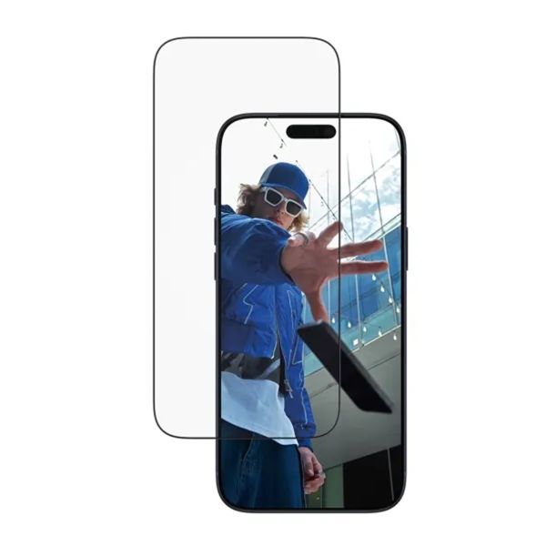 PanzerGlass Protection d'écran Ultra-Wide Fit Anti-bactérienne avec applicateur Apple iPhone 17 Pro Max