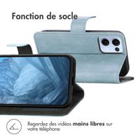 imoshion Étui de télephone portefeuille Oppo Reno 13 - Bleu clair