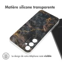 imoshion Coque Design Samsung Galaxy S23 FE - Black Marble