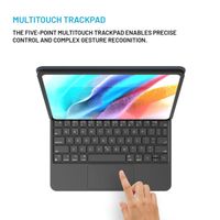 Fixed Typee Coque clavier QWERTY iPad Pro 11 (2025) M5 / (2024) M4 - Noir