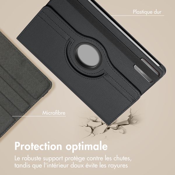 imoshion Coque tablette rotatif à 360° Lenovo Idea Tab - Noir