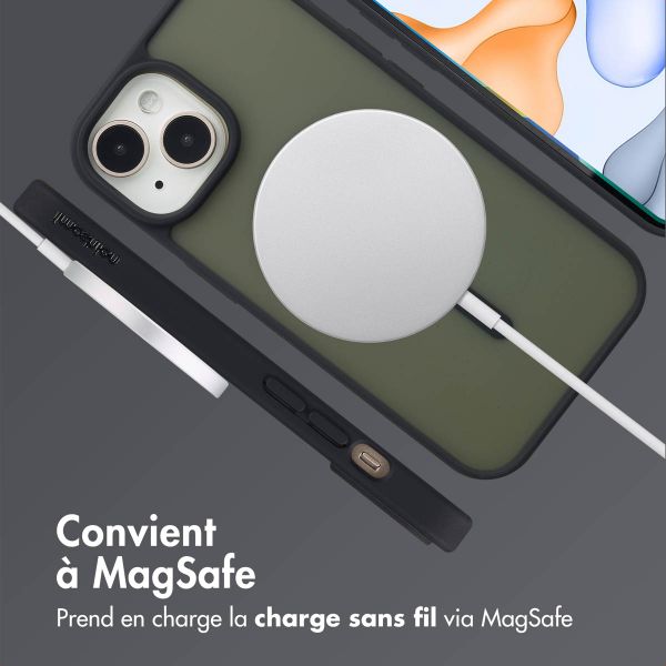 imoshion Coque Color Guard avec MagSafe iPhone 15 - Noir