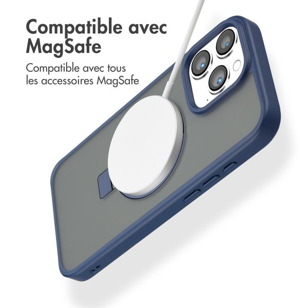 Accezz Coque Ring Stand avec MagSafe iPhone 16 Pro Max - Blue