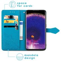 imoshion Etui de téléphone Mandala Oppo Find X5 Pro 5G - Turquoise