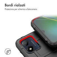 imoshion Coque Rugged Shield Motorola Moto E13 - Noir