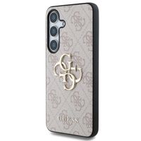 Guess Coque 4G Metal Logo Backcover Samsung Galaxy S25 Plus - Rose