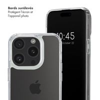 Selencia Coque arrière avec crochets amovibles Apple iPhone 15 Pro - Transparent
