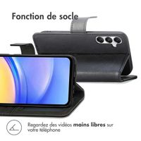 imoshion Étui de télephone portefeuille Samsung Galaxy A15 (5G/4G) - Noir