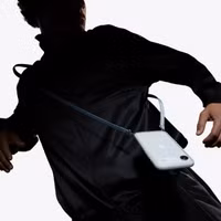 Apple Crossbody Strap - Black