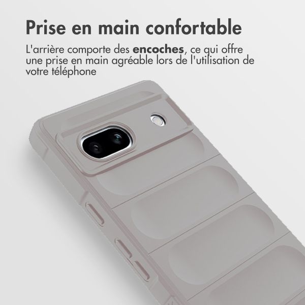 imoshion Coque arrière EasyGrip Google Pixel 7a - Gris