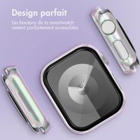 imoshion Coque rigide brillante à couverture complète pour Apple Watch Series 7 / 8 / 9 - 45 mm - Pearlescent