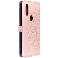 Etui de téléphone portefeuille Mandala Motorola One Vision