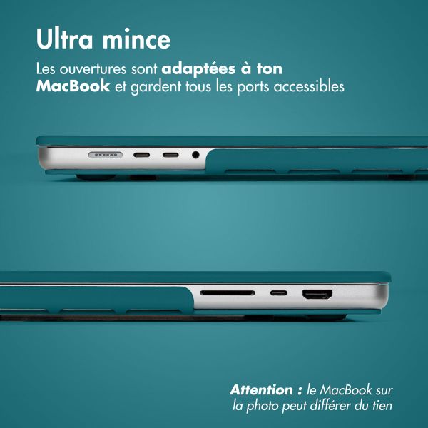imoshion Coque rigide Apple MacBook Air 15 pouces (2023 / 2024 M3 chip / 2025 M4 chip) - Petrol Green