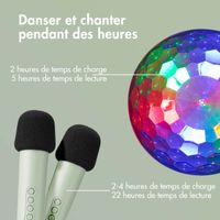 imoshion Sing & Shine Karaoke Set - Enceinte et 2 micros - Mintgreen