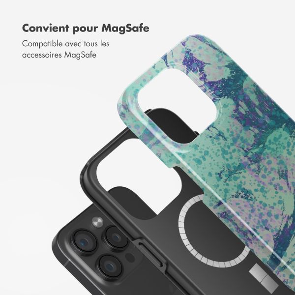 Selencia Coque arrière Vivid avec MagSafe Apple iPhone 15 Pro - Fresh Paint Green