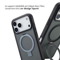 Accezz Coque Ring Stand avec MagSafe Apple iPhone 17 Pro - Noir
