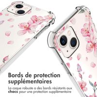 imoshion Coque Design avec cordon iPhone 13 - Blossom Watercolor