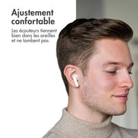 imoshion ﻿Écouteurs Aura - Écouteurs sans fil - Écouteurs sans fil Bluetooth - Blanc