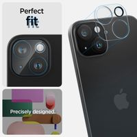 Spigen GLAStR EZ Fit Optik Protection d'objectif de caméra (pack de 2) Apple iPhone 15 / 15 Plus - Crystal Clear