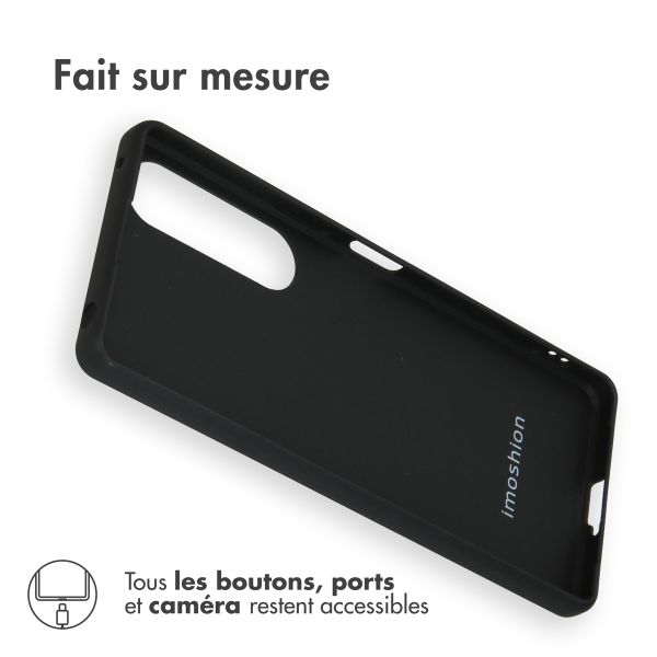 imoshion Coque Couleur Sony Xperia 1 V - Noir