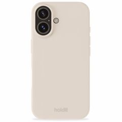 Holdit Coque Silicone Apple iPhone 16 - Light Beige