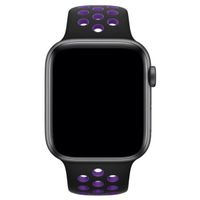 Apple Nike Sport bracelet Apple Watch Series 1-9 / SE - 38/40/41 mm / Series 10 - 42 mm - Black/Hyper Grape