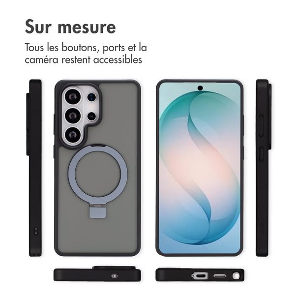 Accezz Coque Ring Stand avec MagSafe Samsung Galaxy S26 Ultra - Noir