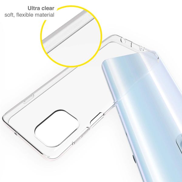 Accezz Coque Clear Motorola Moto G100 - Transparent