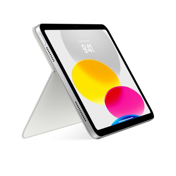 Apple Magic Keyboard Apple iPad 11 (2025) 11 pouces A16 / iPad 10 (2022) 10.9 pouces - QWERTY - Blanc