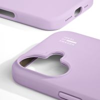 iDeal of Sweden Coque en silicone avec MagSafe Apple iPhone 17 - Lavender Milk