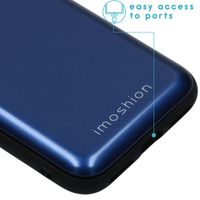 imoshion Coque avec support de passe iPhone SE (2022 / 2020) / 8 / 7 - Bleu