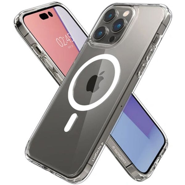 Spigen Coque Ultra Hybrid MagSafe iPhone 14 Pro - Transparent