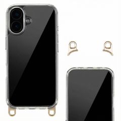 Selencia Coque arrière avec crochets amovibles Apple iPhone 16 - Transparent