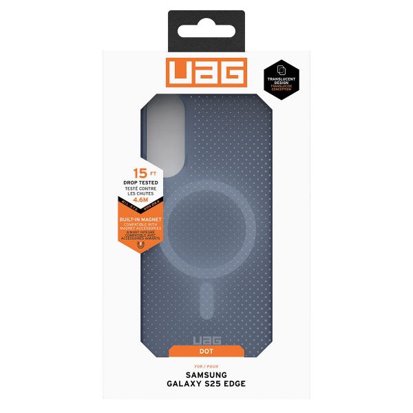 UAG Dot Case avec MagSafe Samsung Galaxy S25 Edge - Cloud Blue