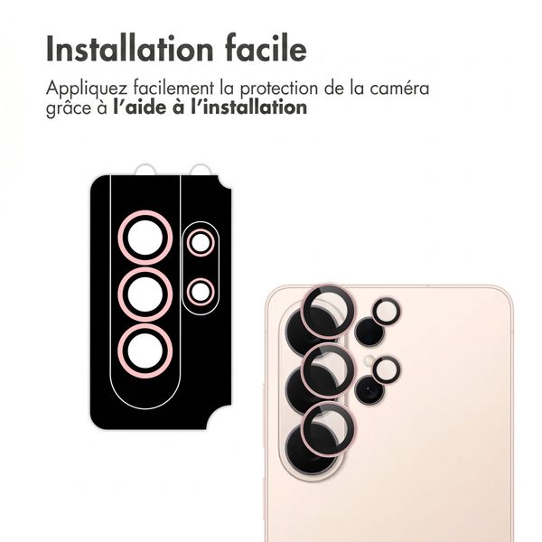 imoshion Lot de 2 protections d'objectif de caméra Samsung Galaxy S26 Ultra - Pink Gold