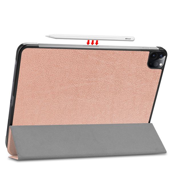 imoshion Coque tablette Trifold iPad Pro 11 (2018/2020/2021/2022) - Rose Champagne