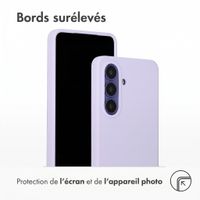Accezz Coque Liquid Silicone avec MagSafe Samsung Galaxy S26 - Violet