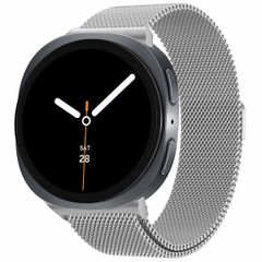 imoshion Bracelet magnétique milanais Samsung Galaxy Watch 8 (40/44mm) / Classic (46mm) - Argent